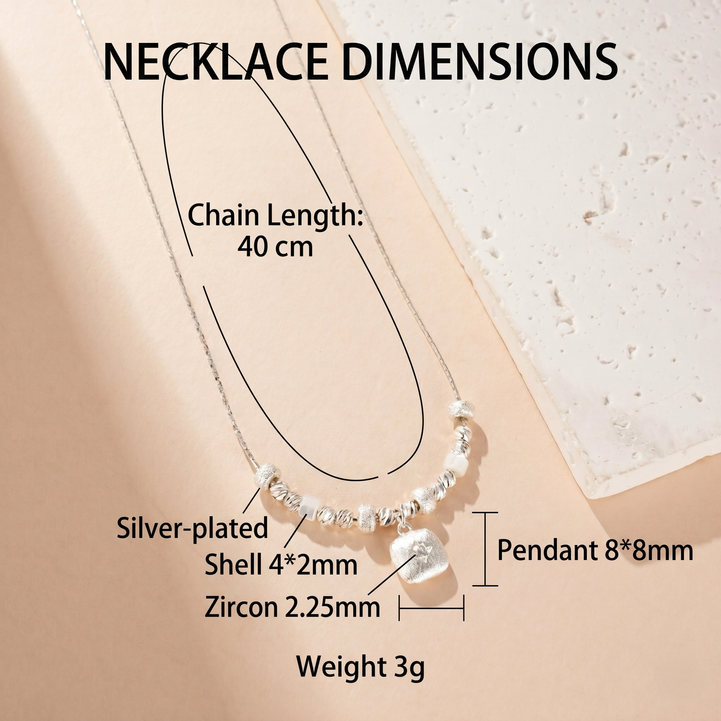 Silver Plated Pendant Necklace